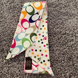 Coach ponytail/purse ribbon